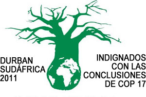 Indignados con las conclusiones de la Cumbre de Durban