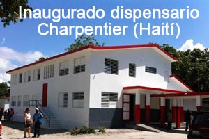 Inauguración del Dispensario de Charpentier -Haití-