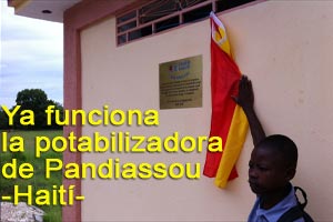 Inaugurada Potabilizadora en Pandiassou, Haiti