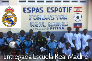 Entregada Escuela Real Madrid en Chateau -Haití-