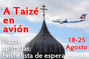 A Taizé en avión