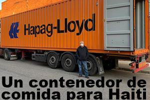 Contenedor de comida para Haití